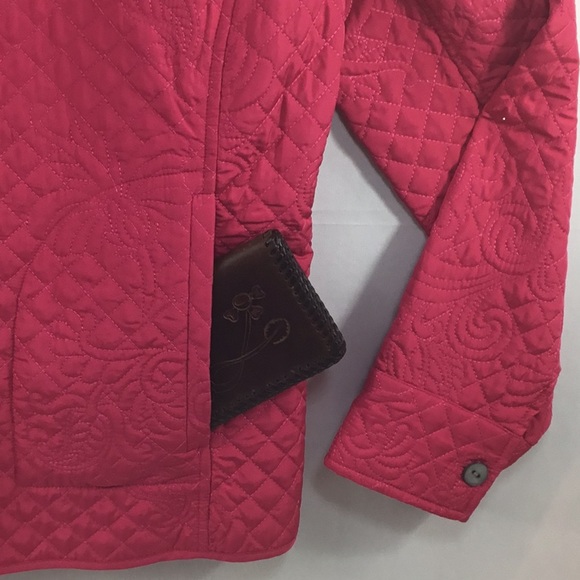 ”CHICO’S LIGHTWEIGHT ROSE QUILTED JACKET” - Picture 6 of 9